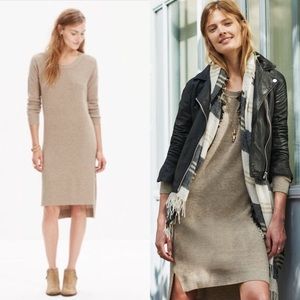 Great condition Madewell side slit sweater dress